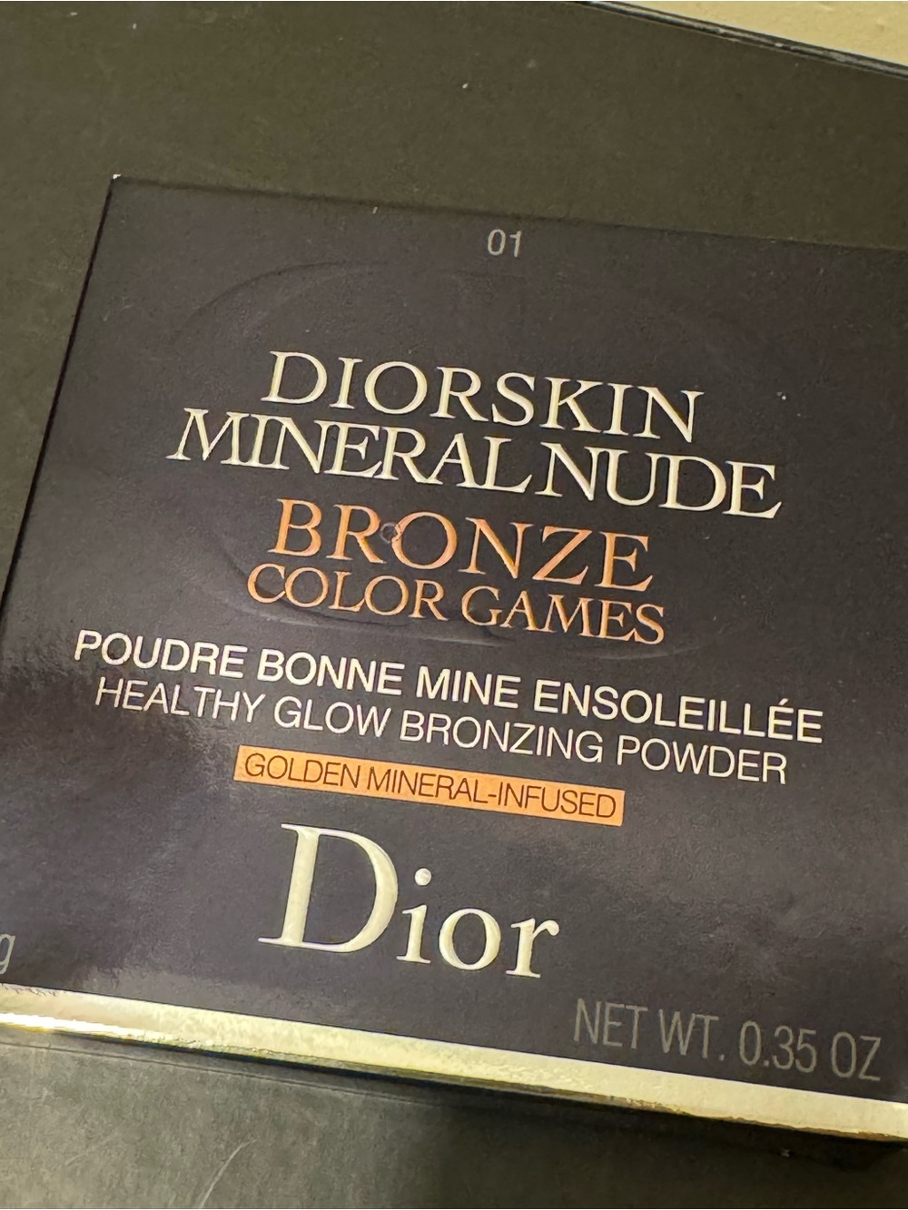 BNIB Dior Diorskin Mineral Nude Bronze Color Games Summer 2020 01 Light Flame - Picture 6 of 13